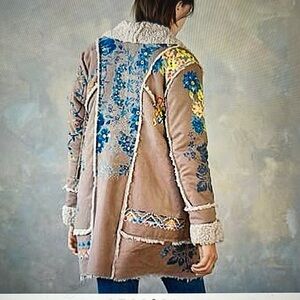 Johnny Was Steppe Sherpa Jacket